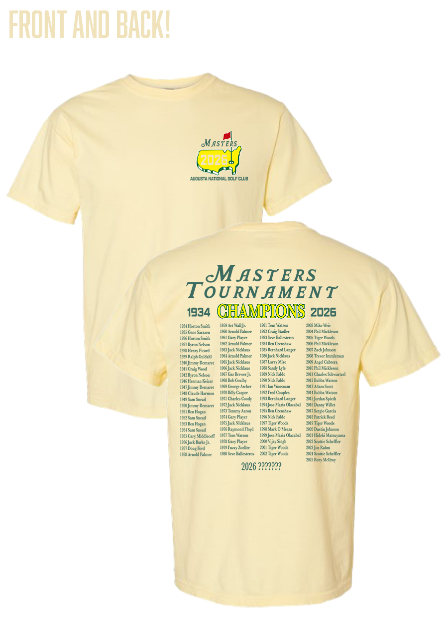 The 2026 Green Jacket Classic COMFORT COLORS Tee