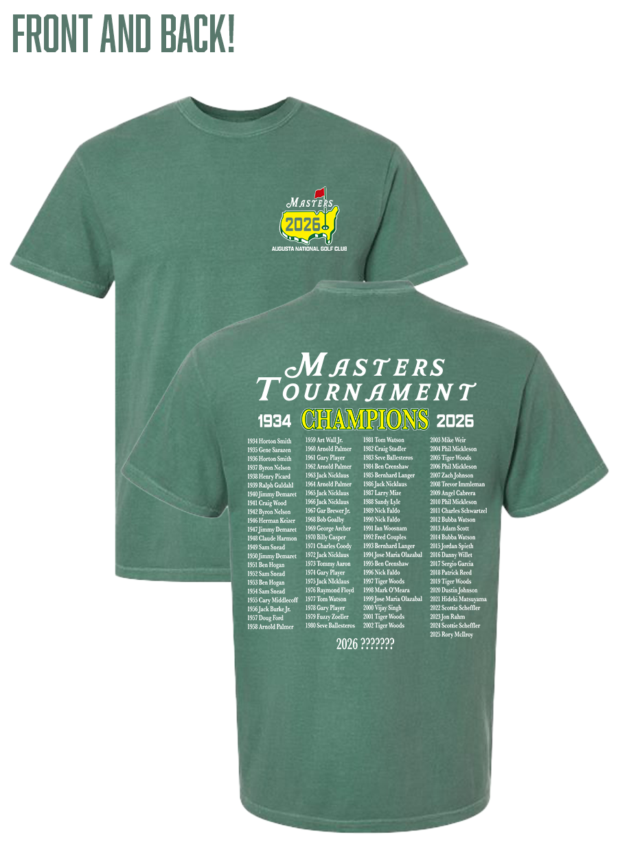 The 2026 Green Jacket Classic COMFORT COLORS Tee
