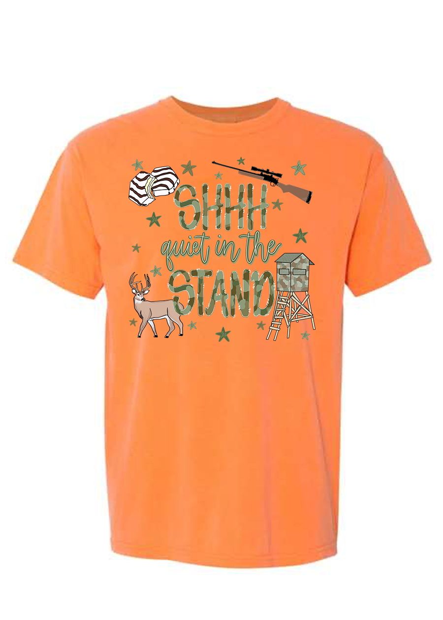 ADULT Shhh Quiet in The Stand COMFORT COLORS Tee