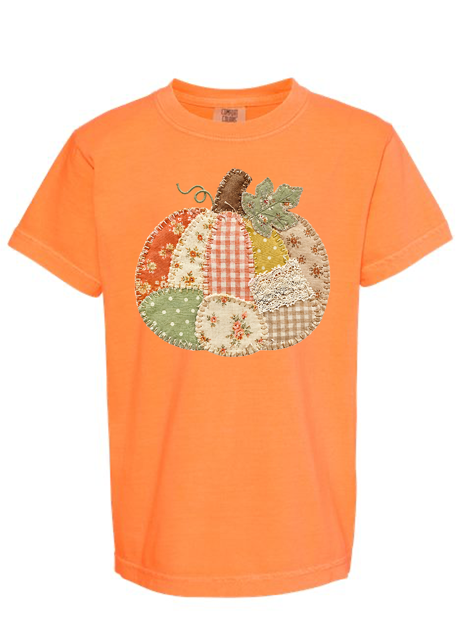 ADULT Patchwork Pumpkin Comfort Colors Tee