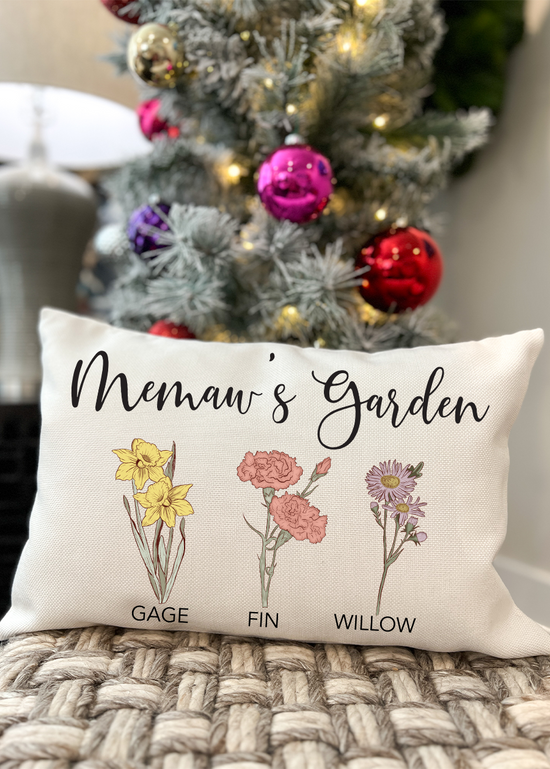 Memaw's Garden Pillow