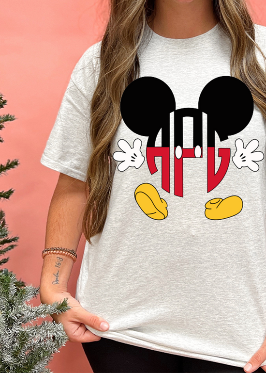 Mickey Mouse Monogram Tee