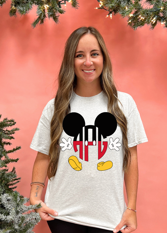 Mickey Mouse Monogram Tee