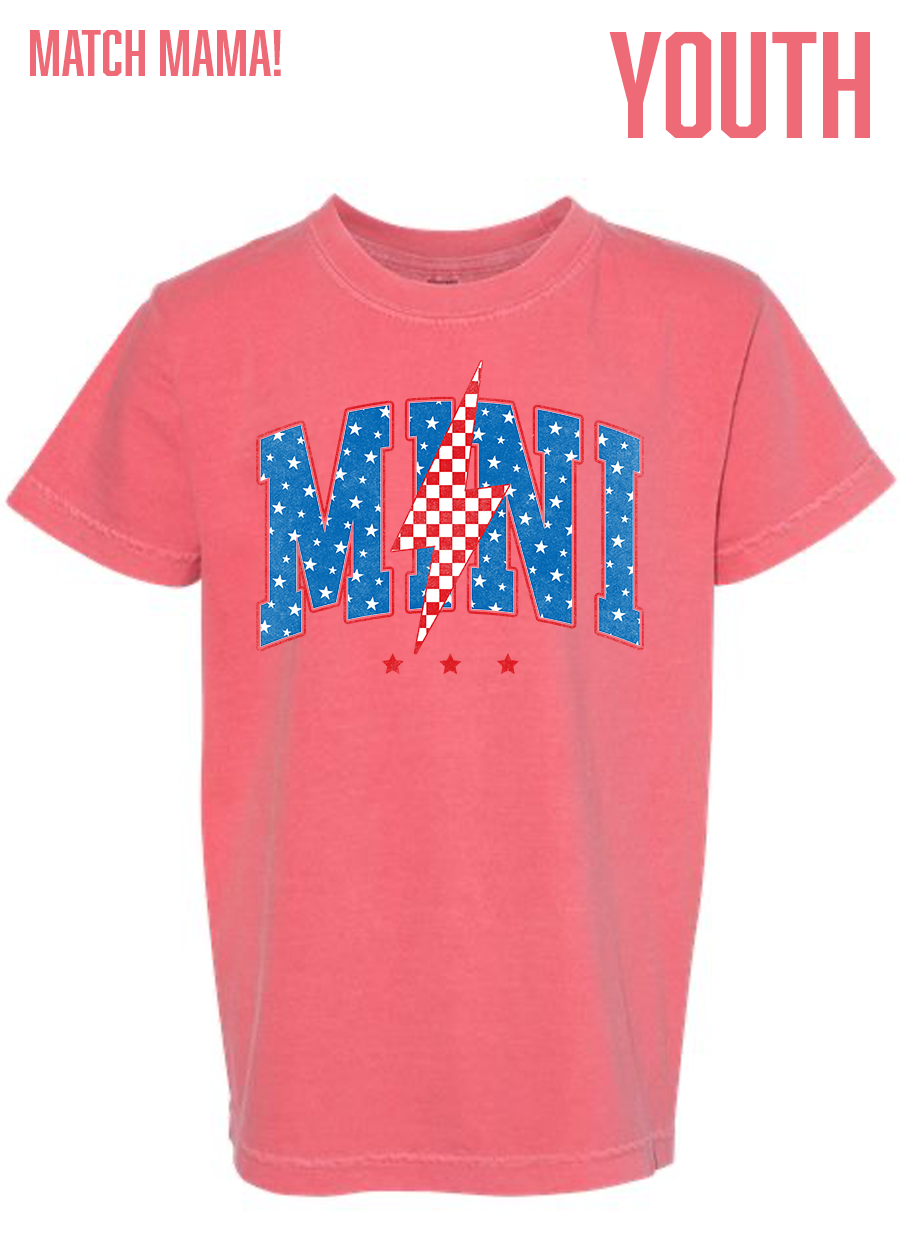 Patriotic Matching Mini COMFORT COLORS tee