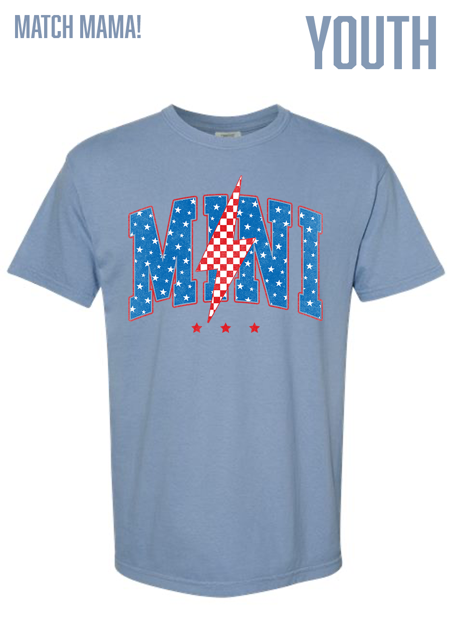Patriotic Matching Mini COMFORT COLORS tee
