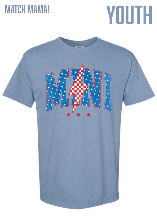 Patriotic Matching Mini COMFORT COLORS tee