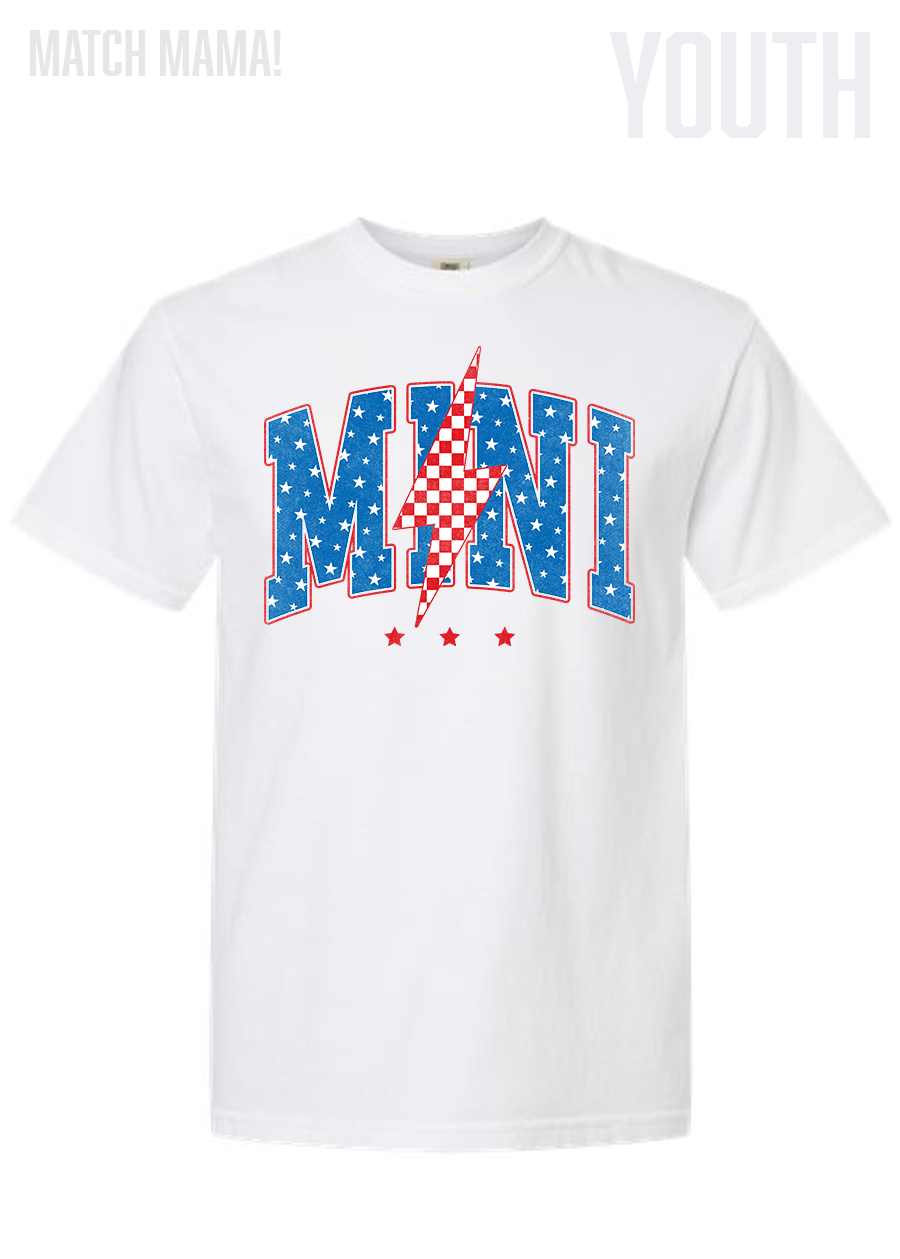 Patriotic Matching Mini COMFORT COLORS tee