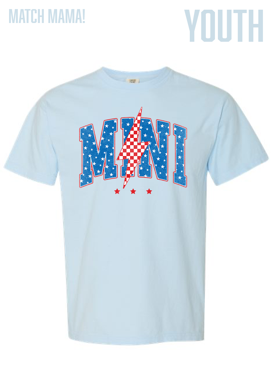 Patriotic Matching Mini COMFORT COLORS tee