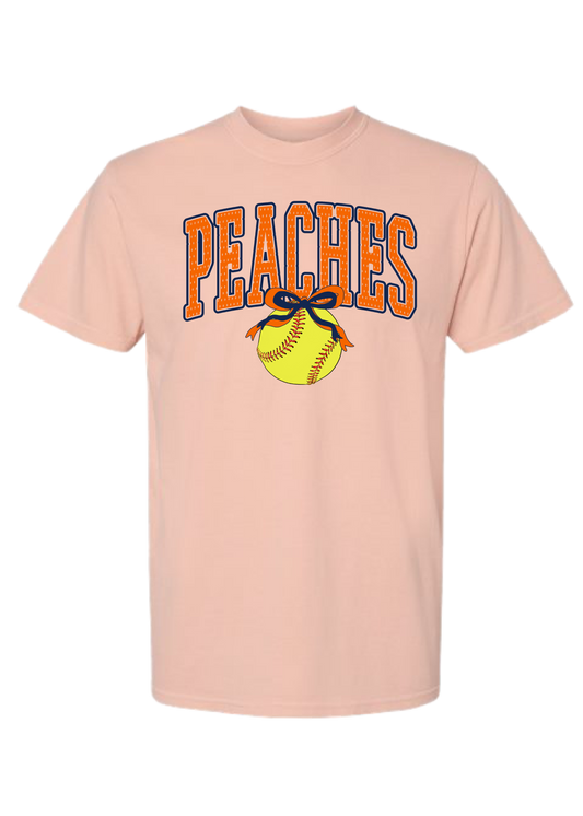 ADULT CUSTOM Comfort Colors Team Bow Sport Tee