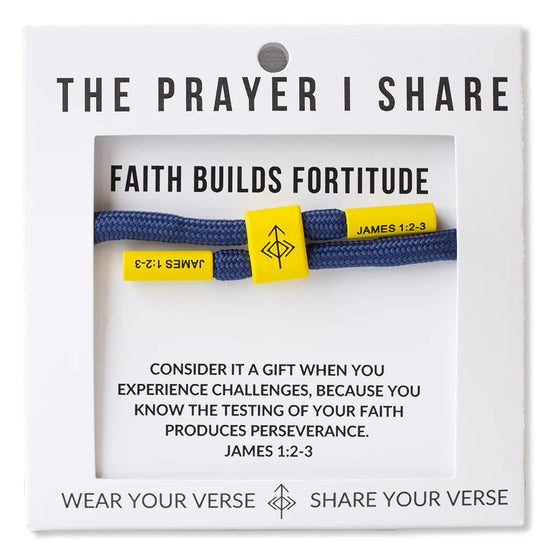 FAITH BUILDS FORTITUDE Bracelet