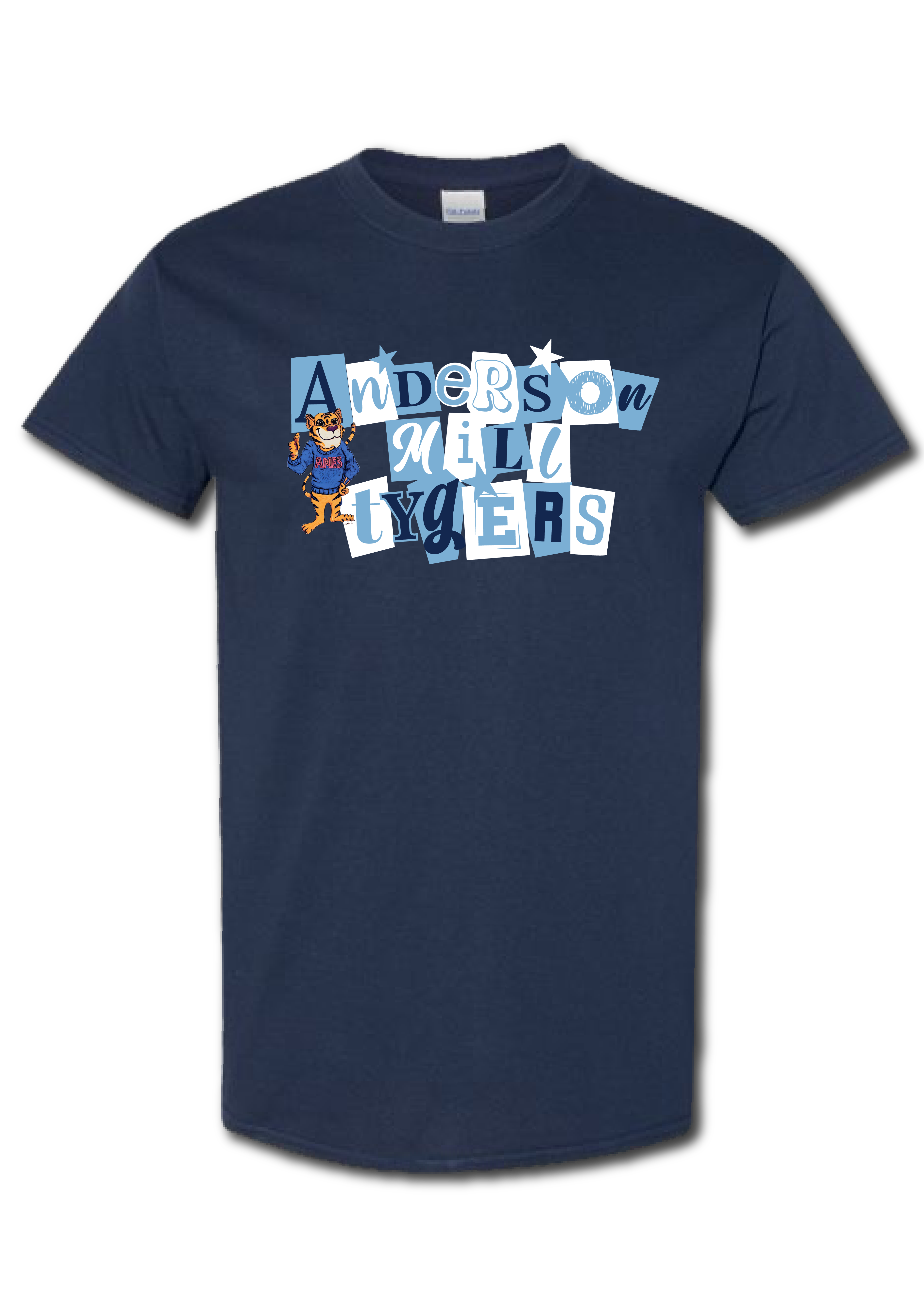 YOUTH Mascot Ransom Letters Graphic Tee