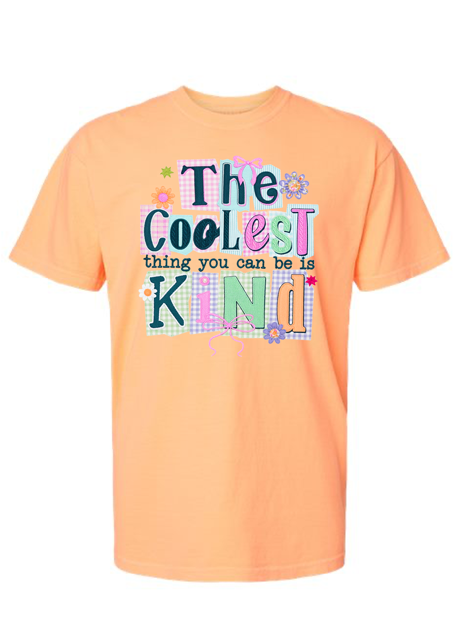 The Coolest Thing You Can Be Is Be Kind COMFORT COLORS Tee