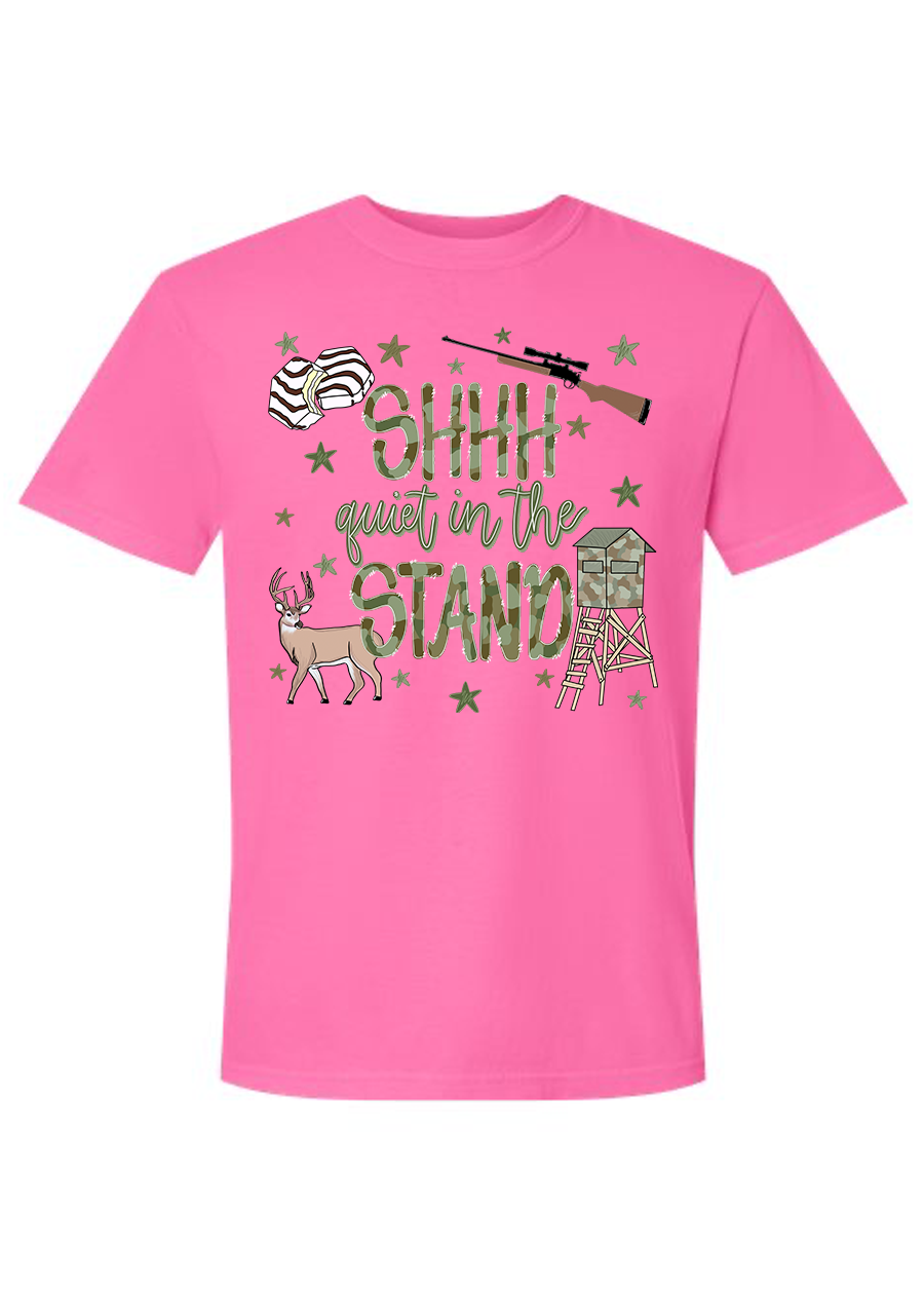 ADULT Shhh Quiet in The Stand COMFORT COLORS Tee