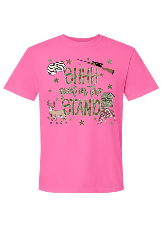 ADULT Shhh Quiet in The Stand COMFORT COLORS Tee