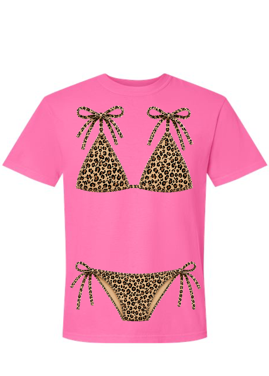 ADULT Comfort Colors Leopard Kini Tee & Tank