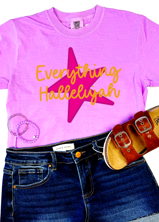 Everything Hallelujah COMFORT COLORS Tee