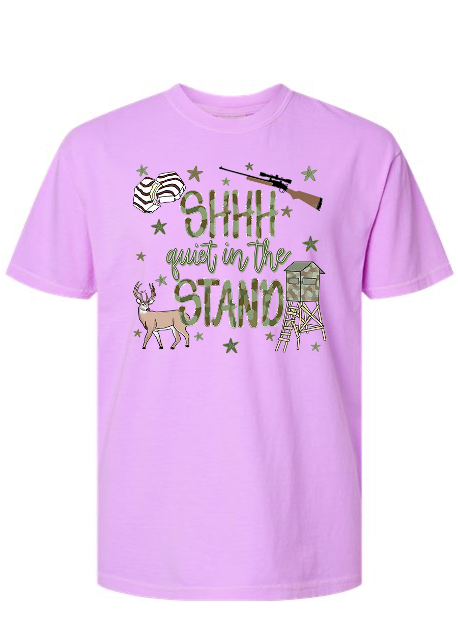 ADULT Shhh Quiet in The Stand COMFORT COLORS Tee