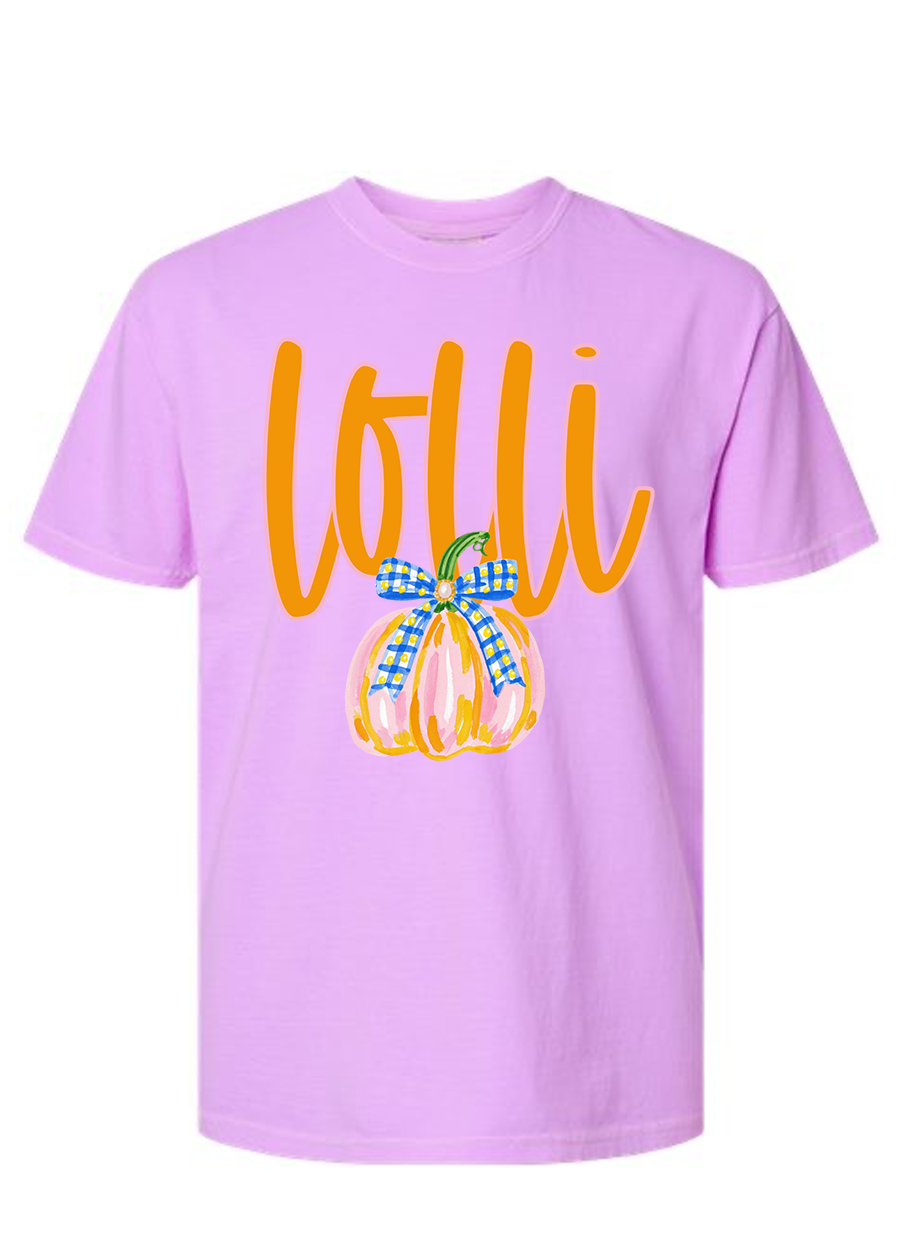 *CUSTOM* ADULT Pumpkin Comfort Colors Tee