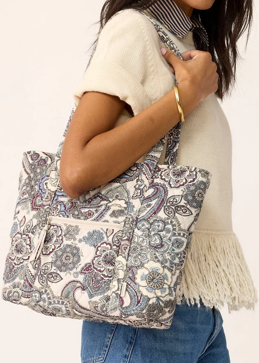Small Original Vera Tote-Neutral Rhapsody