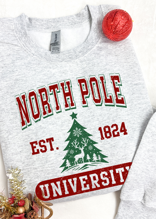 North Pole University Crewneck Sweatshirt