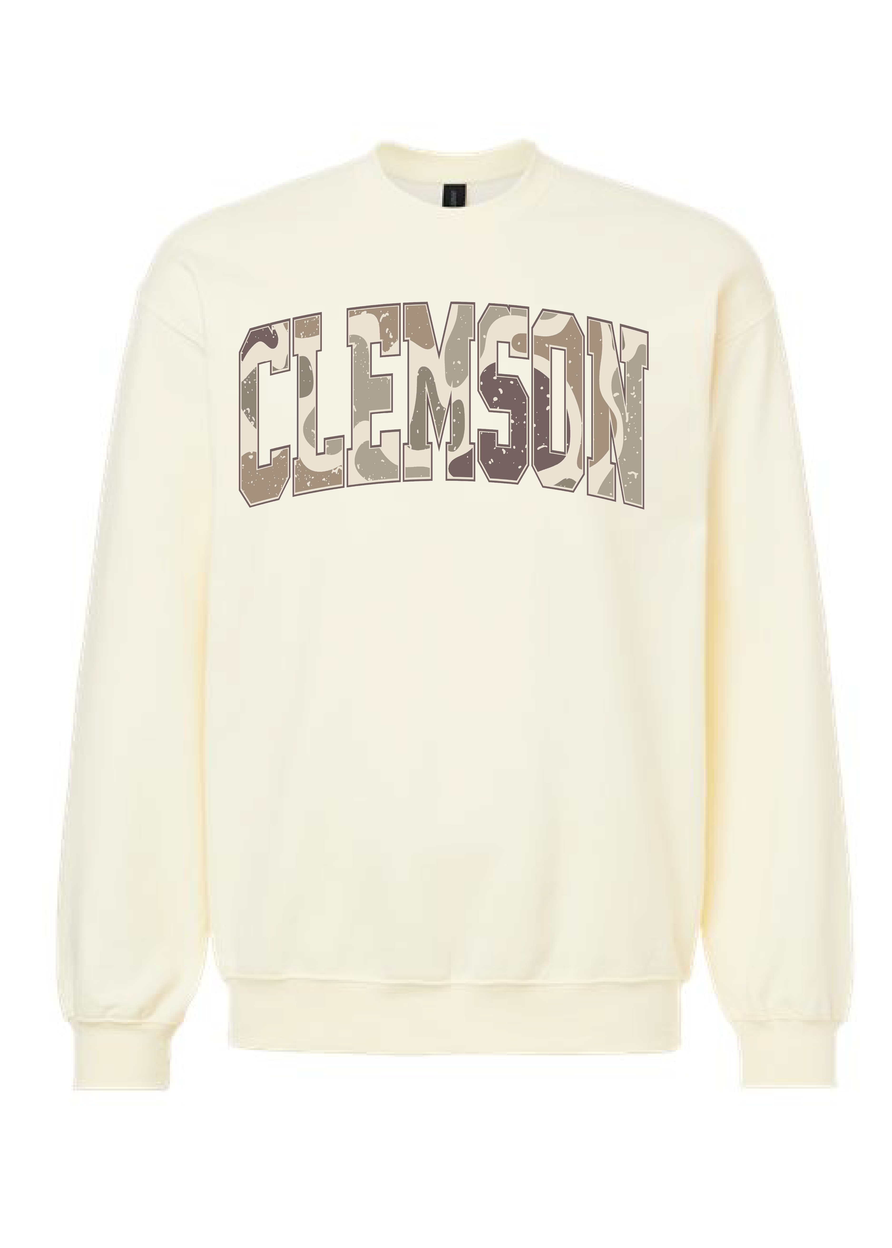 **CUSTOM** Camo SZN Gildan SOFTSTYLE Crewneck Sweatshirt