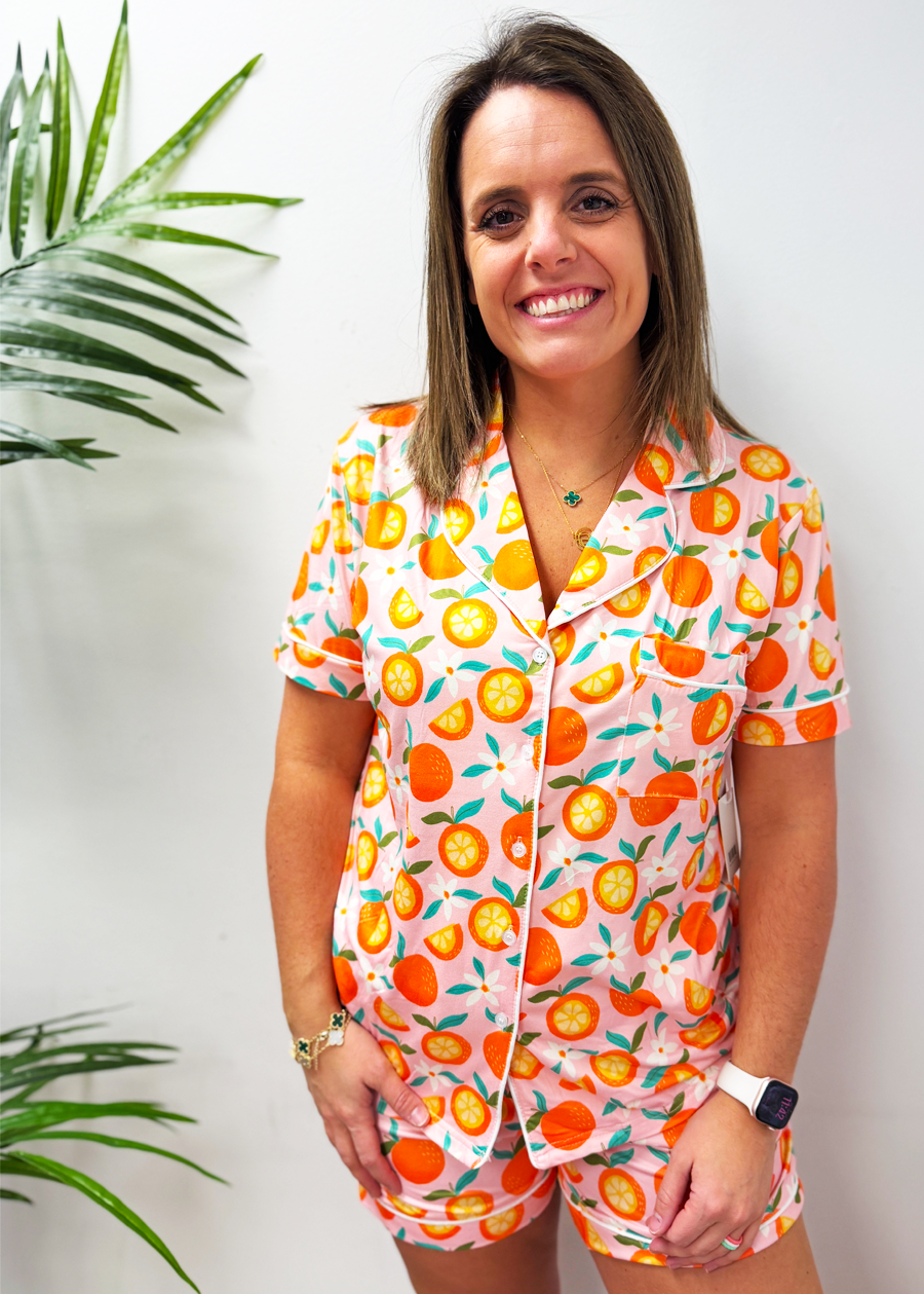 Sweet Orange Loungewear Set