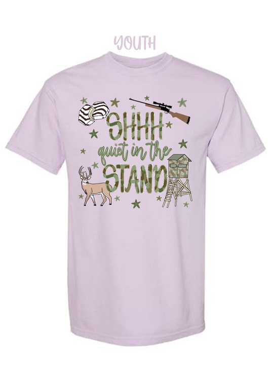 YOUTH Shhh Quiet in The Stand COMFORT COLORS Tee