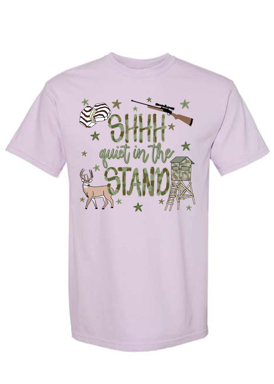 ADULT Shhh Quiet in The Stand COMFORT COLORS Tee