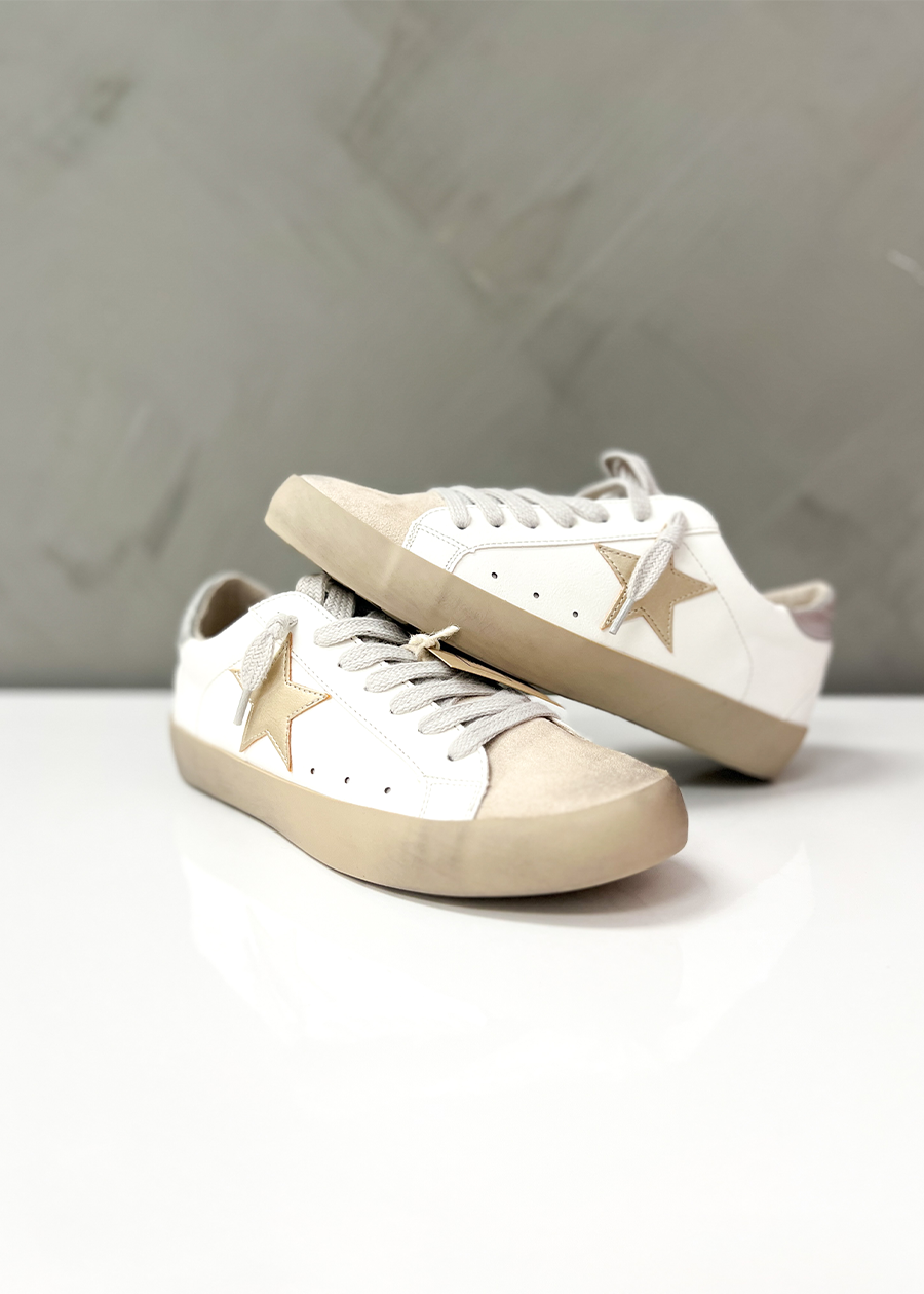 Paris Gold Sneakers