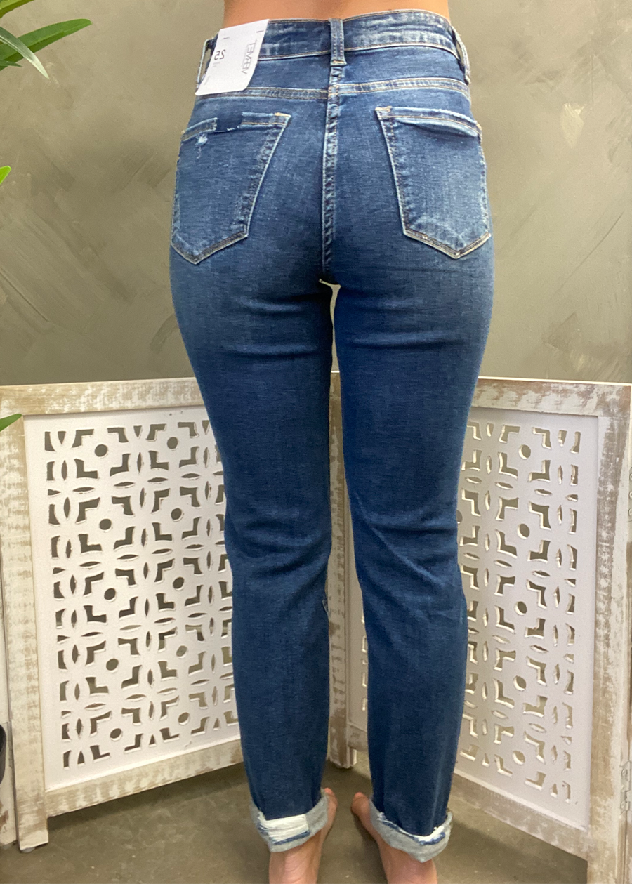 Load image into Gallery viewer, Partition Boyfriend Jeans
