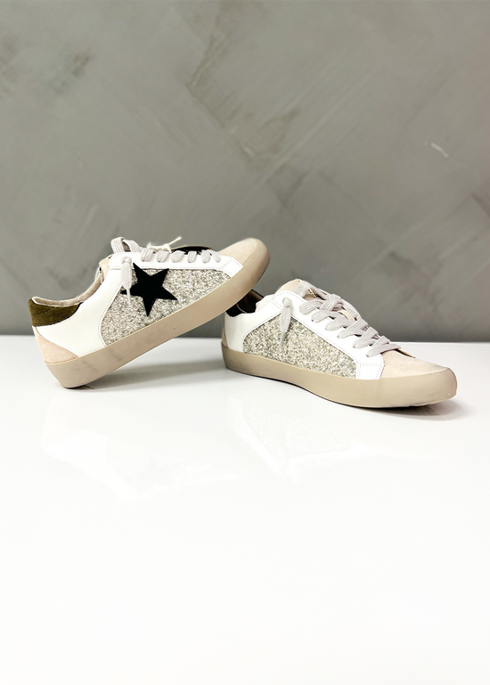 Paula Pearl Glitter Sneakers