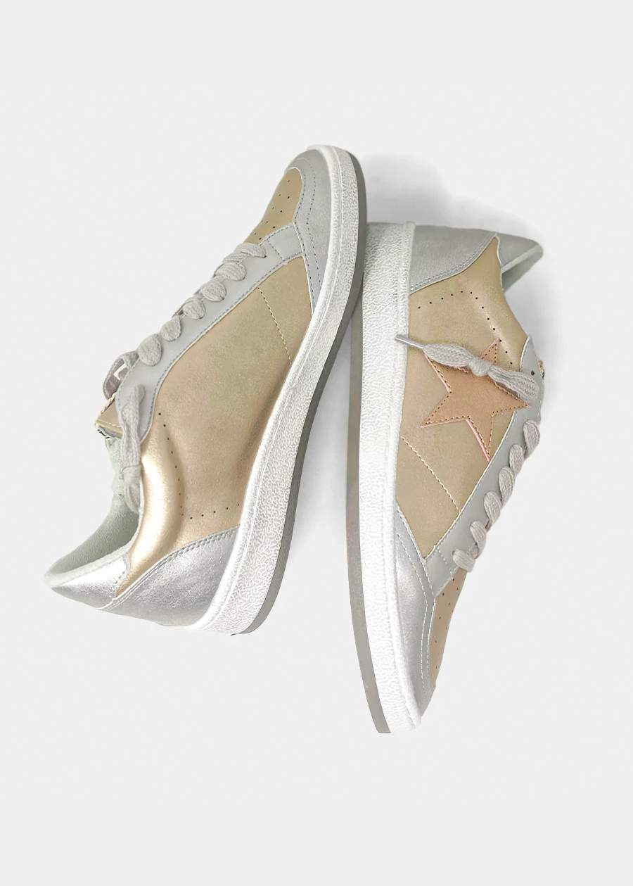 Rose gold sales star sneakers