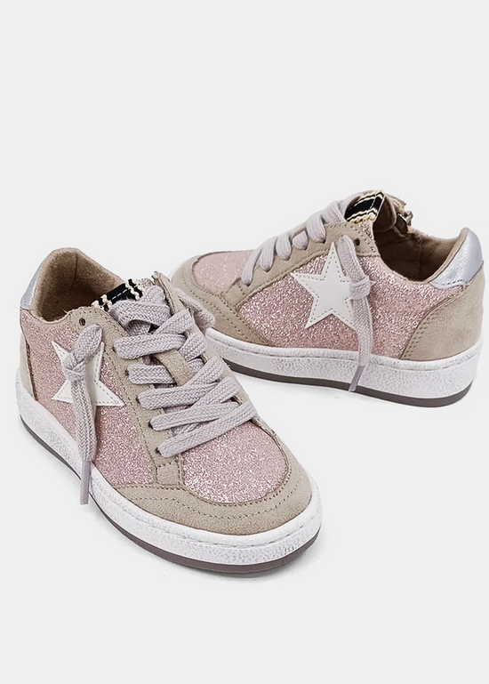 Paz Toddler Sneaker-Champagne Glitter