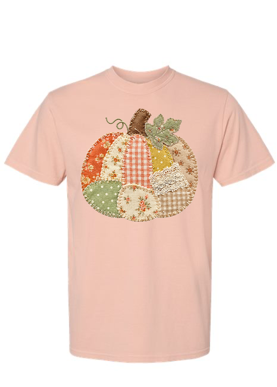 ADULT Patchwork Pumpkin Comfort Colors Tee