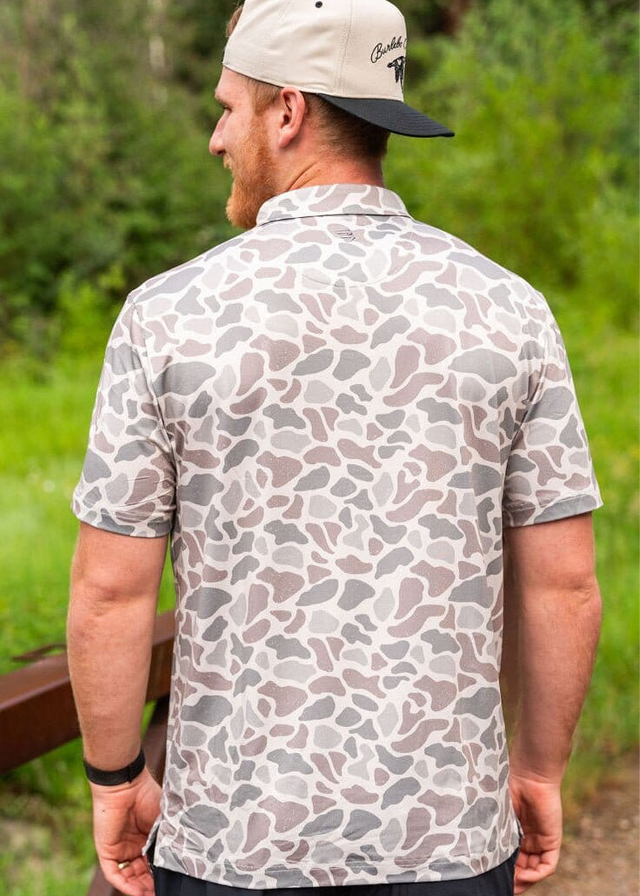 Burlebo Performance Polo-Classic Deer Camo