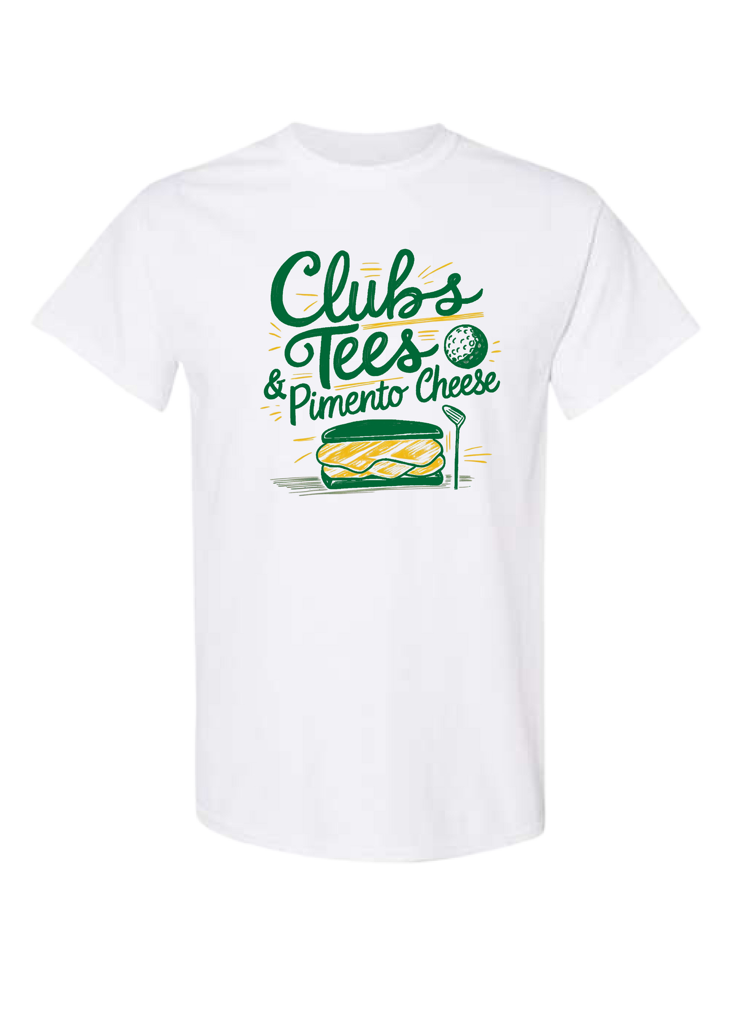 ADULT Clubs, Tees & Pimento Cheese Tee