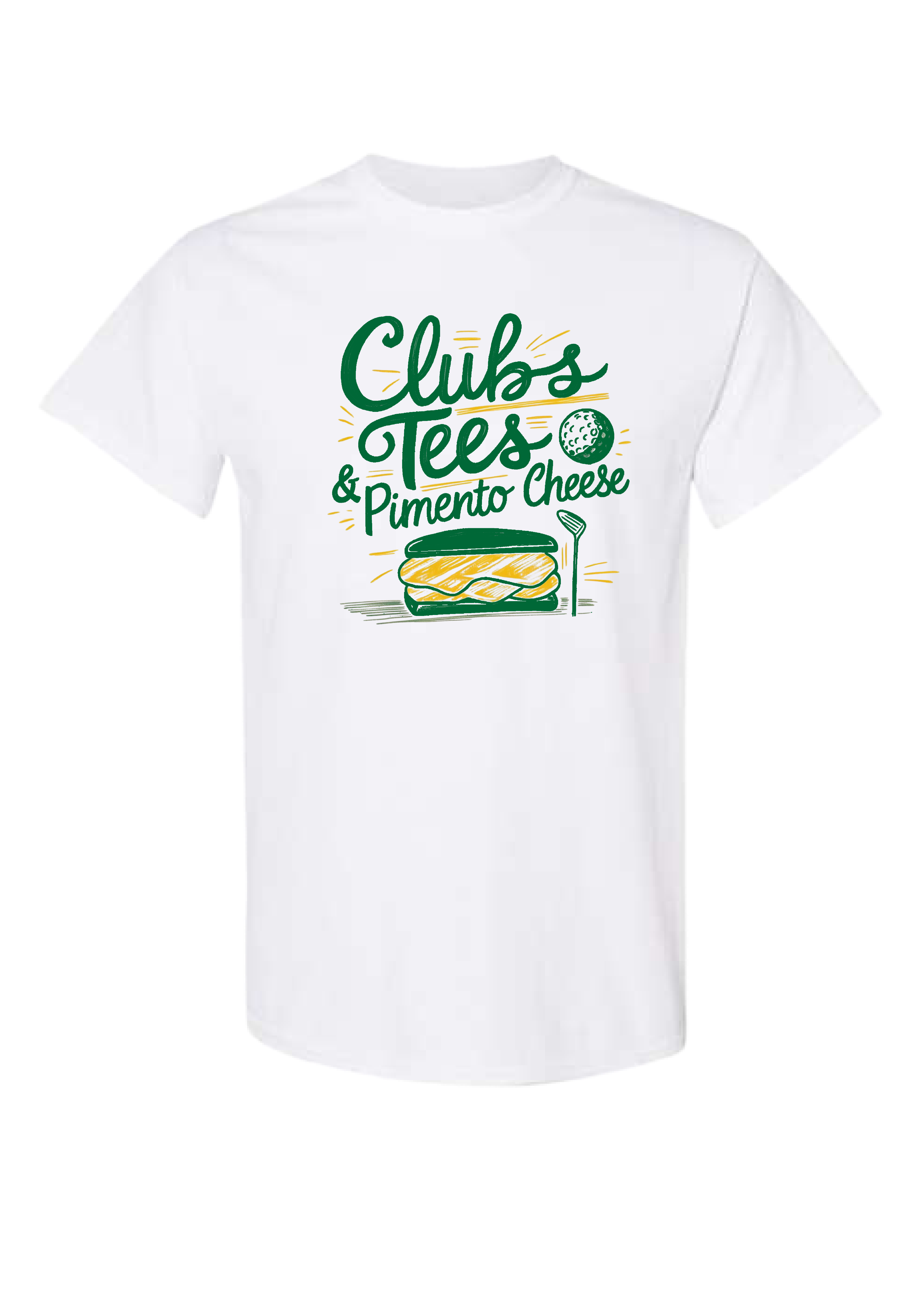 ADULT Clubs, Tees & Pimento Cheese Tee