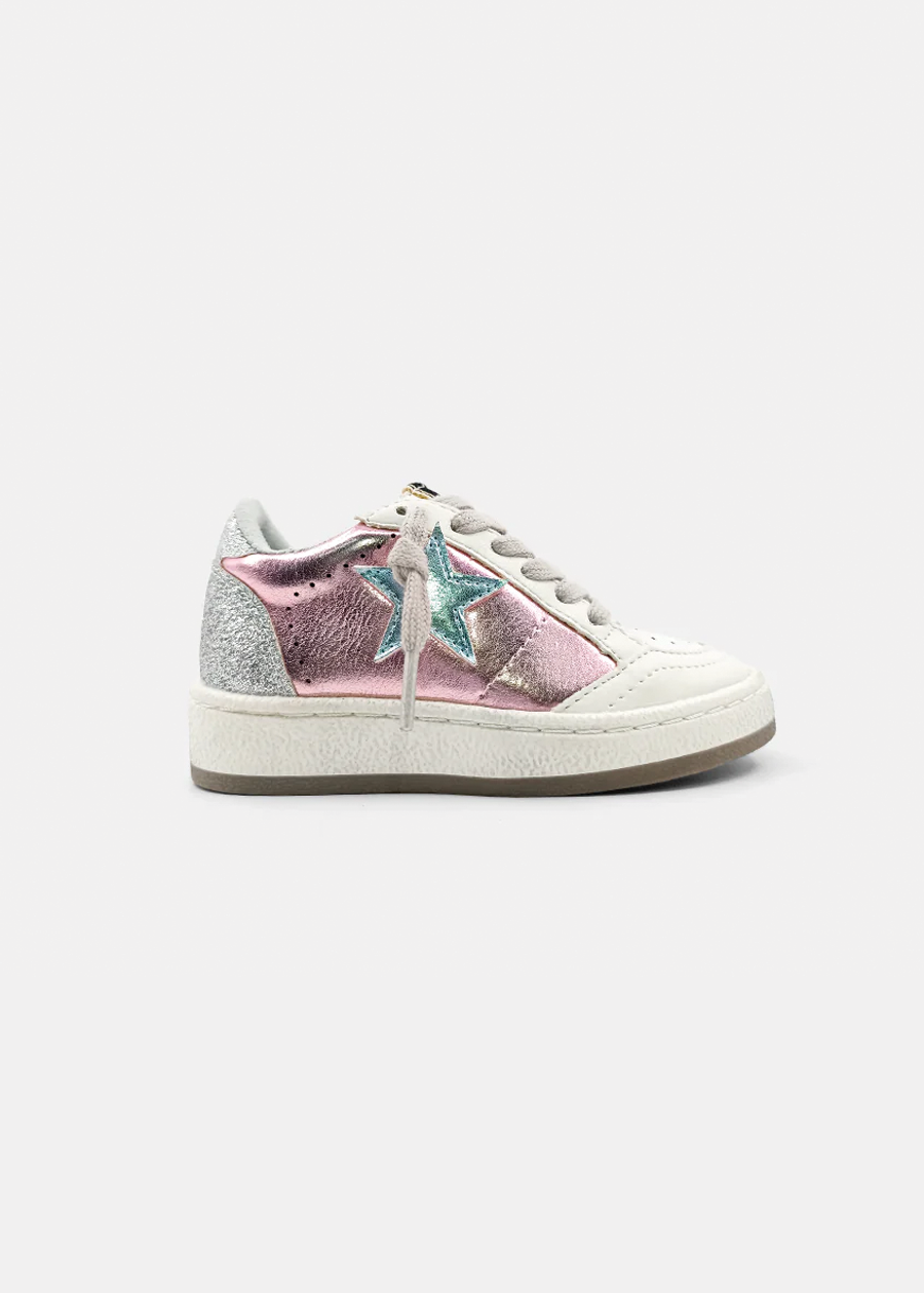 Paz Toddler Sneaker-Metallic Pink
