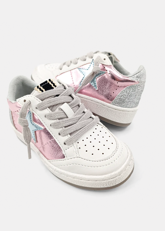 Paz Toddler Sneaker-Metallic Pink