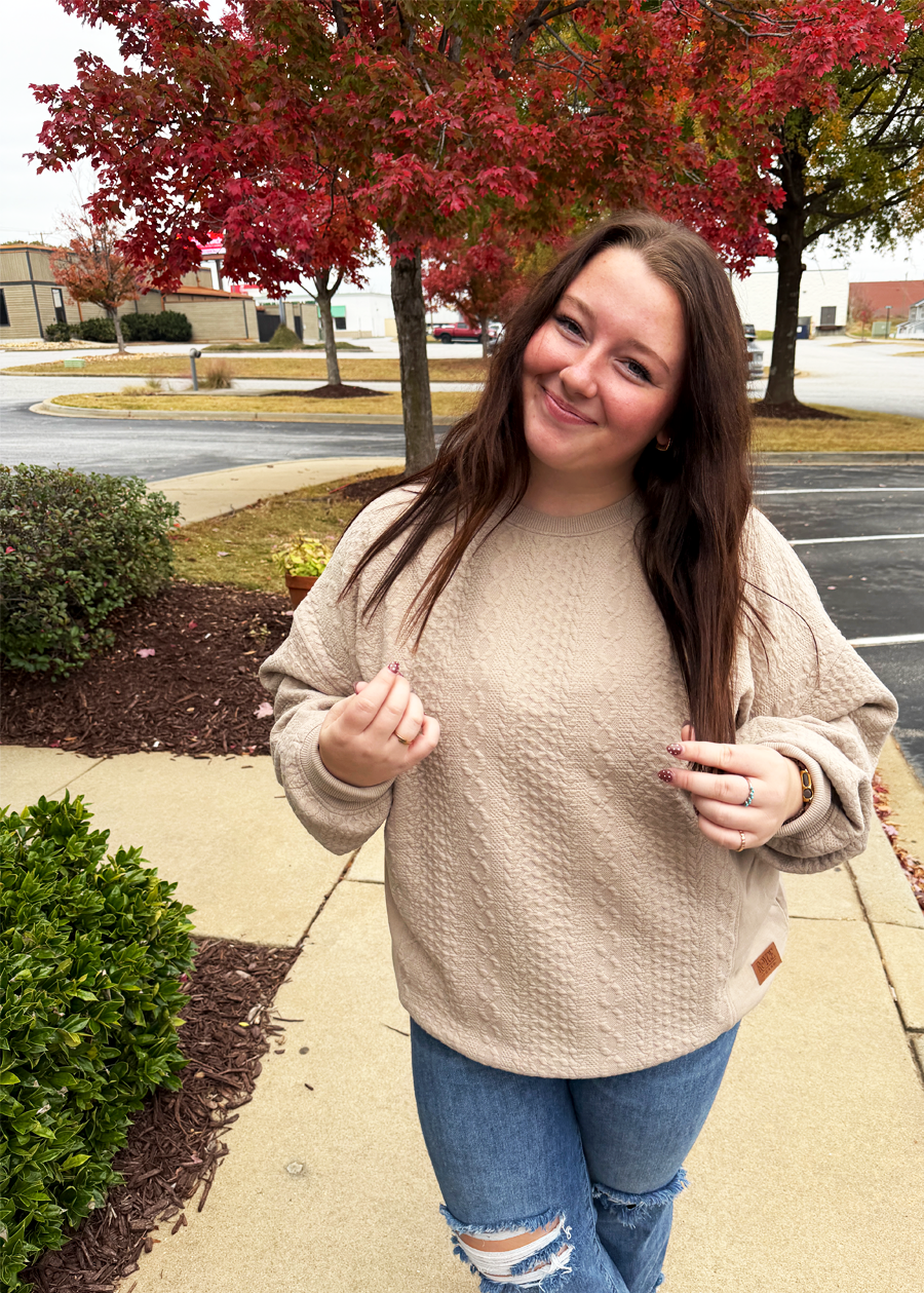 Royce Sabrina Oversized Chunky Fleece