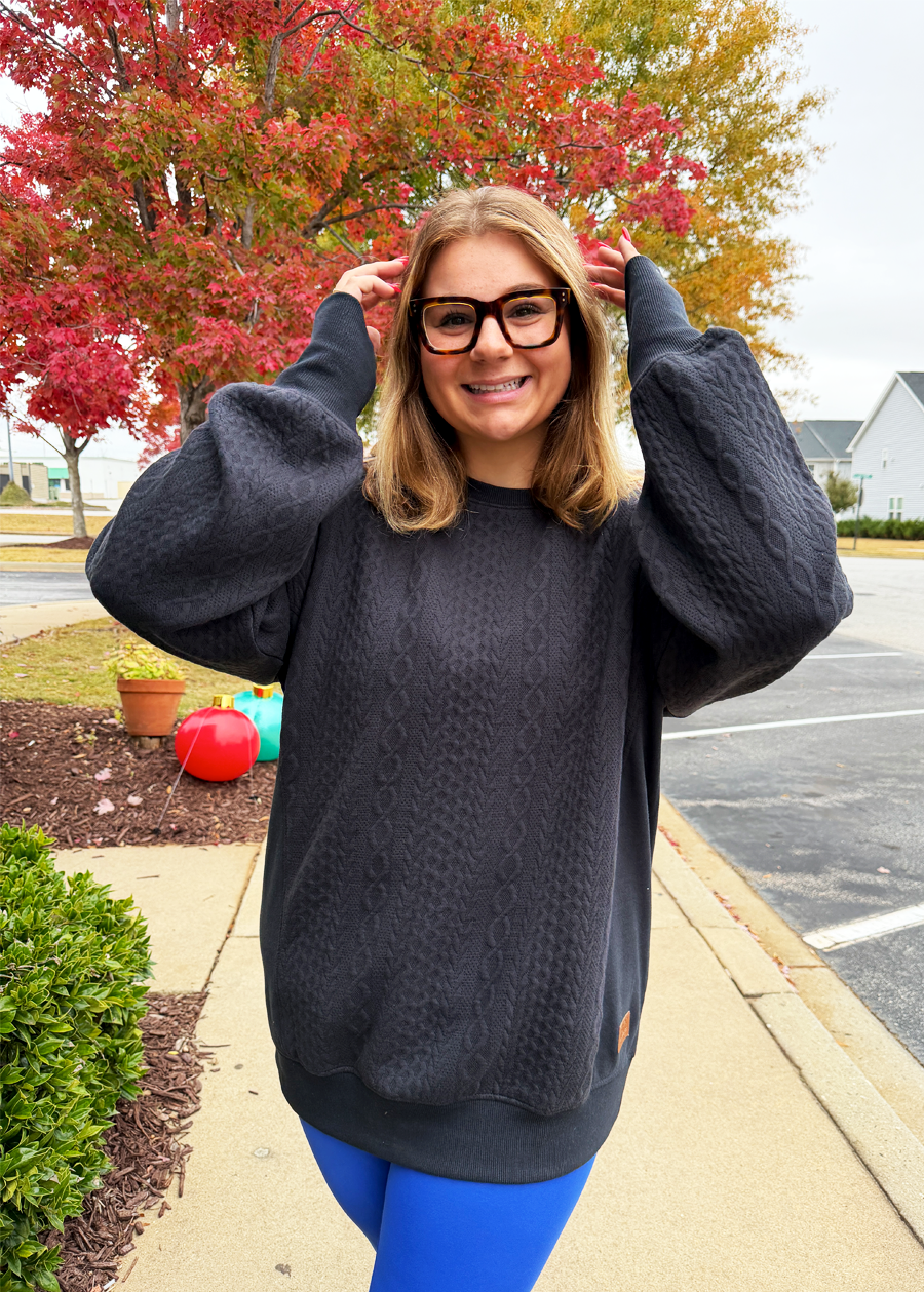 Royce Sabrina Oversized Chunky Fleece