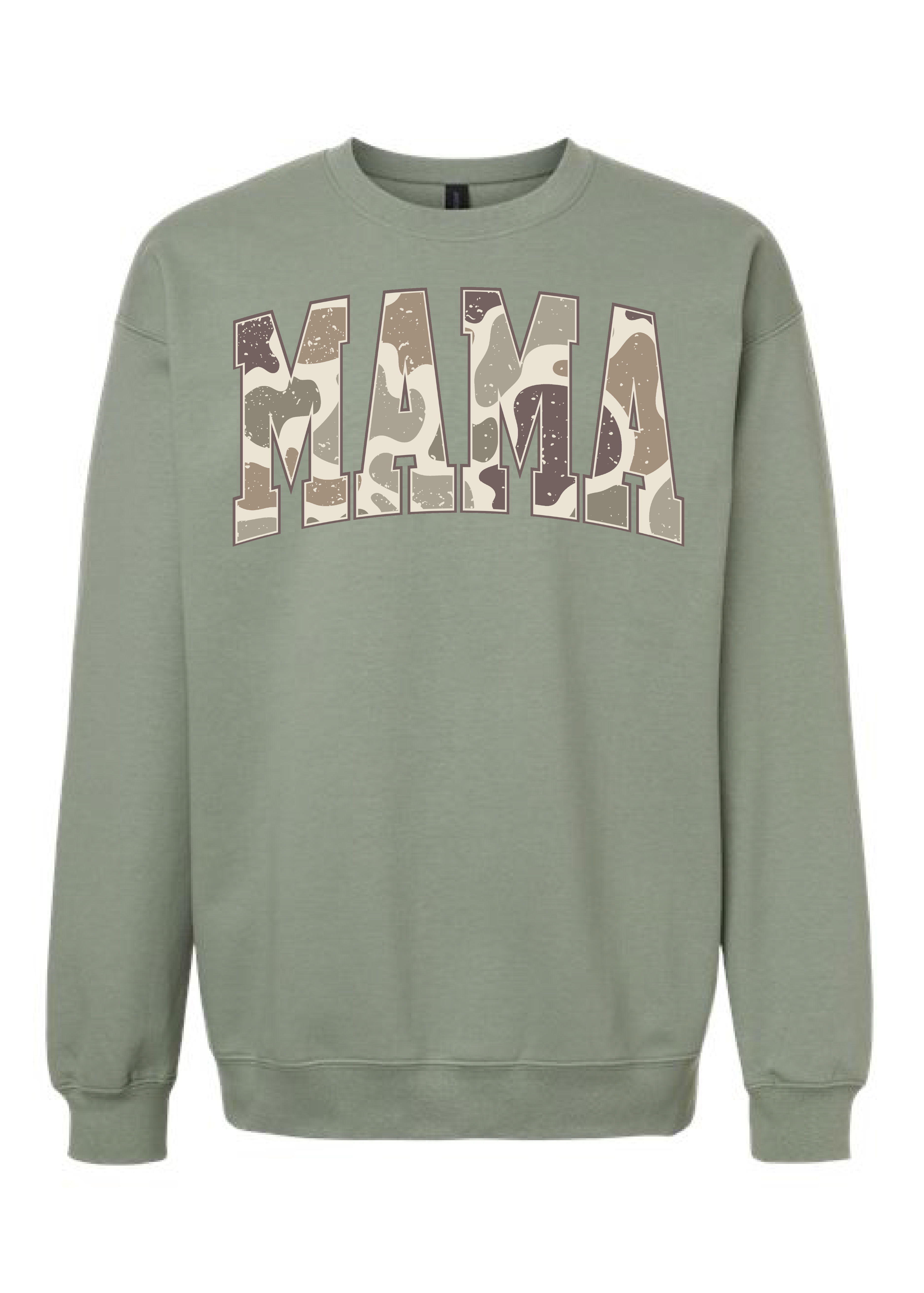 **CUSTOM** Camo SZN Gildan SOFTSTYLE Crewneck Sweatshirt