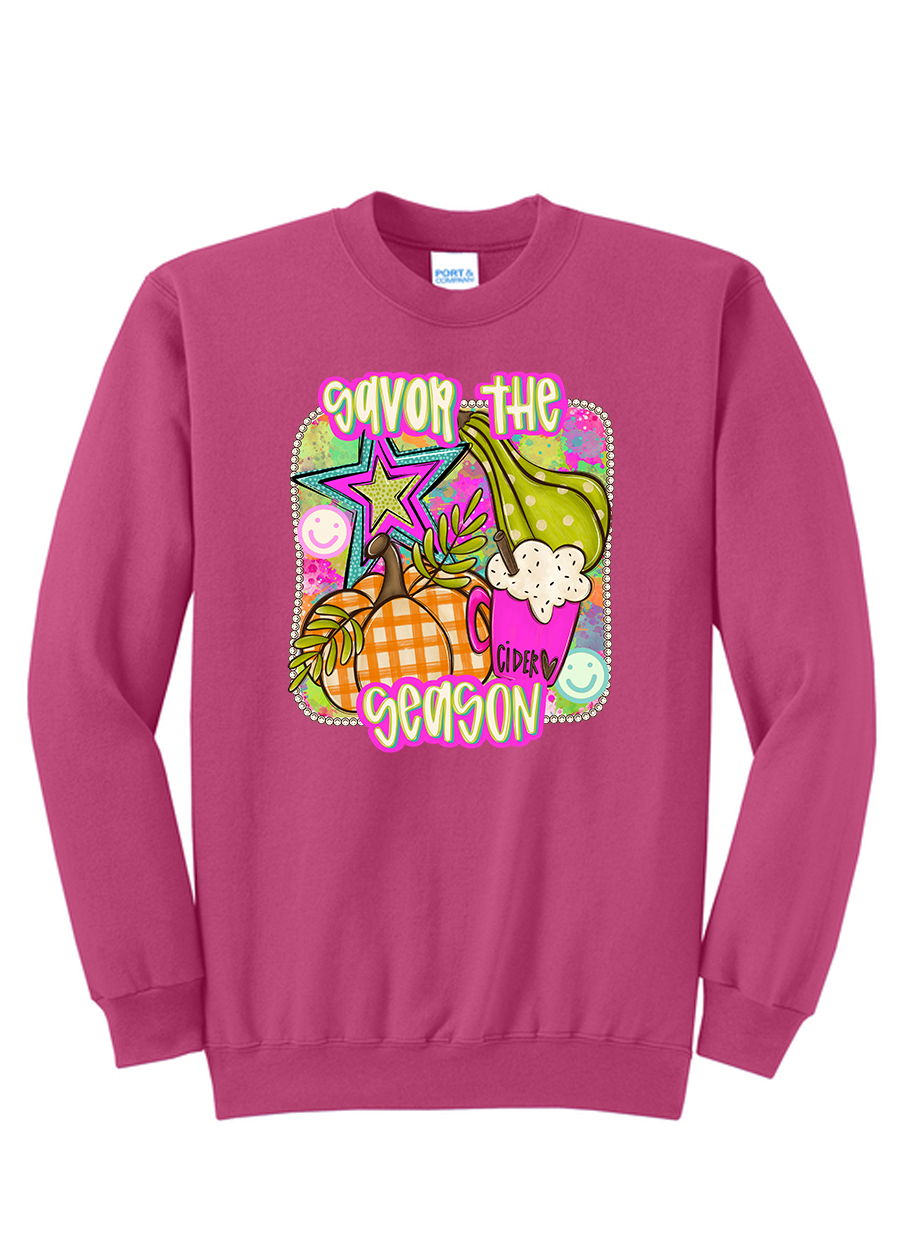 Savor the Season ADULT Crewneck