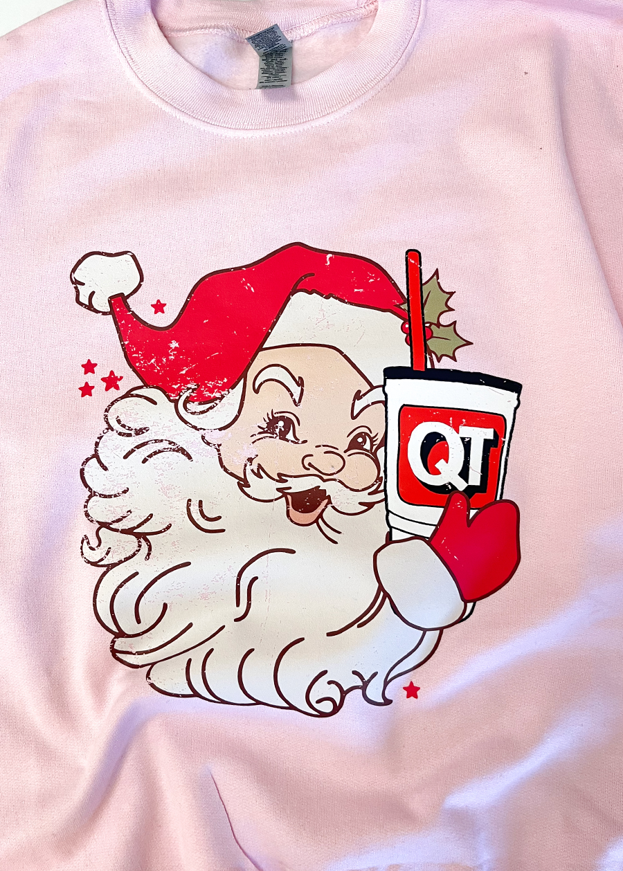 Load image into Gallery viewer, Santa Drink Crewneck Sweatshirt
