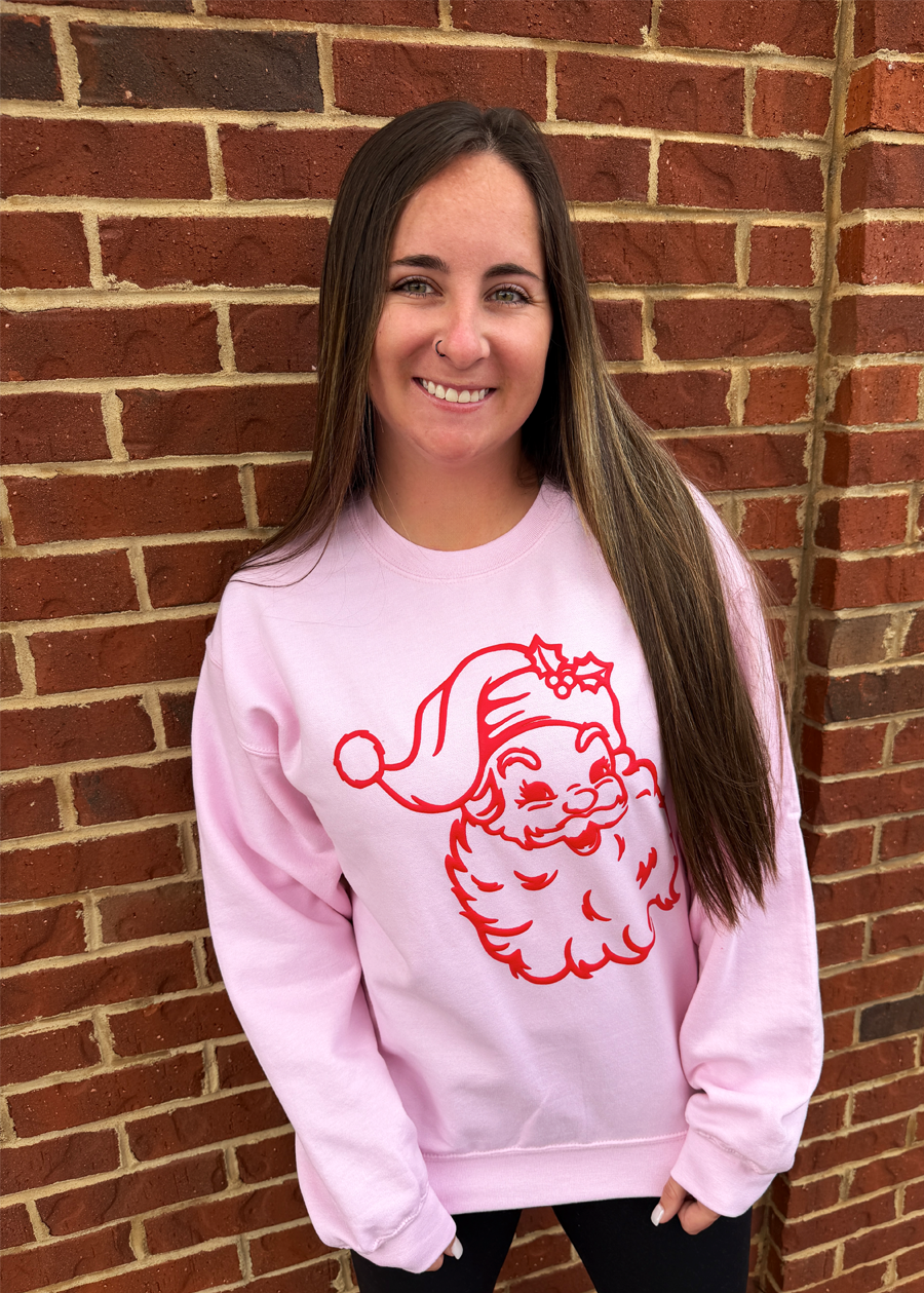 ADULT PUFF SANTA Crewneck Sweatshirt