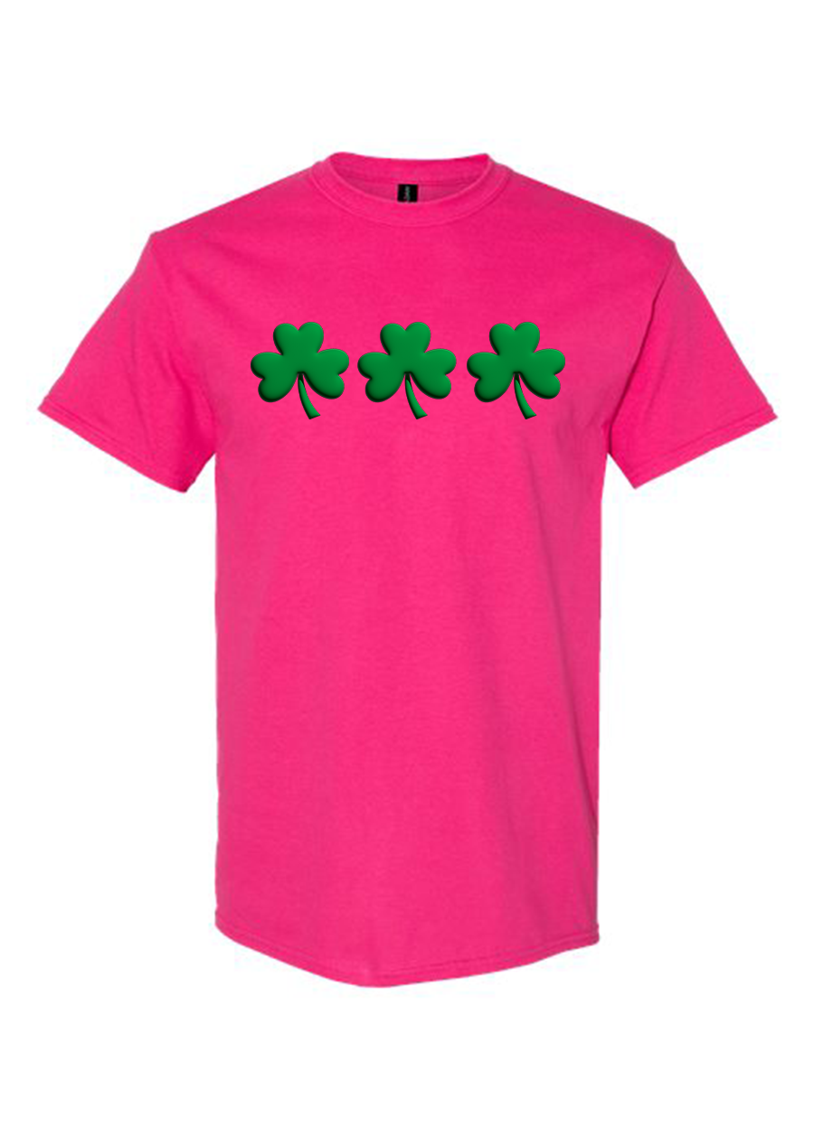 ADULT VINYL PUFF Shamrocks Tee