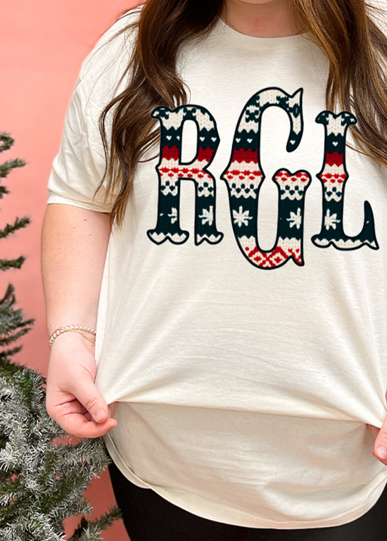 Ski Sweater Monogram Tee