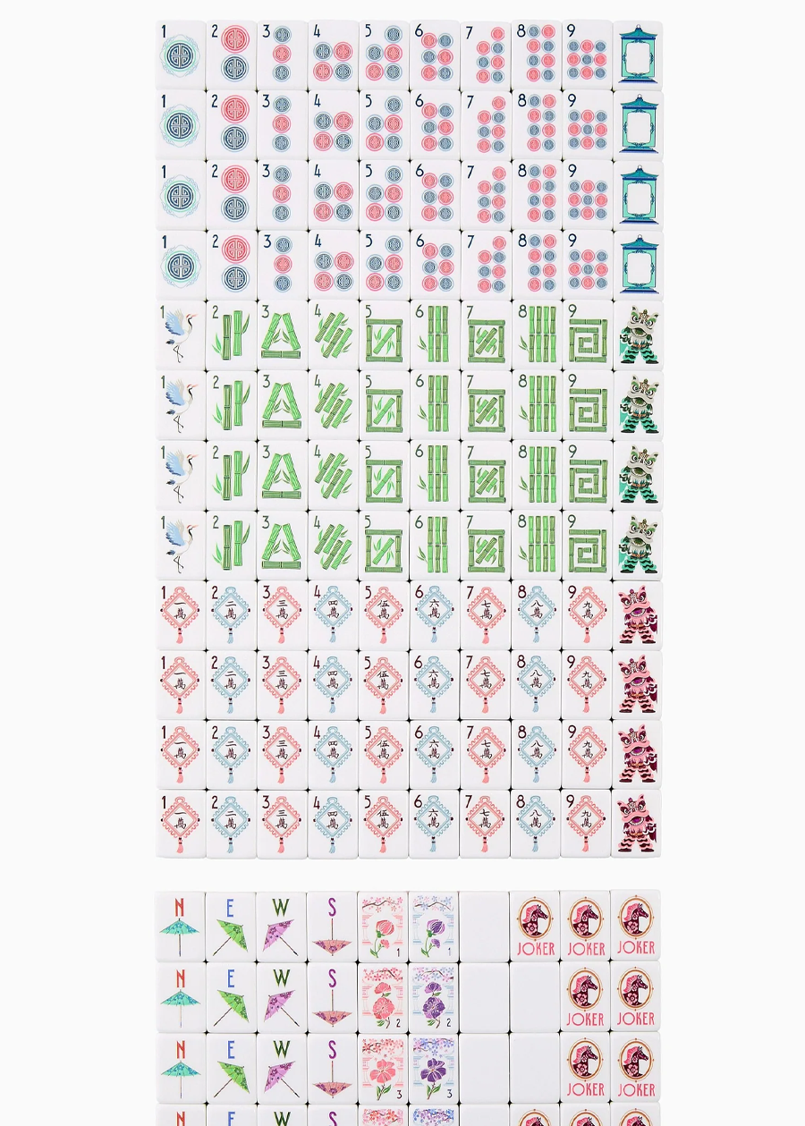 Solara Mahjong Tiles