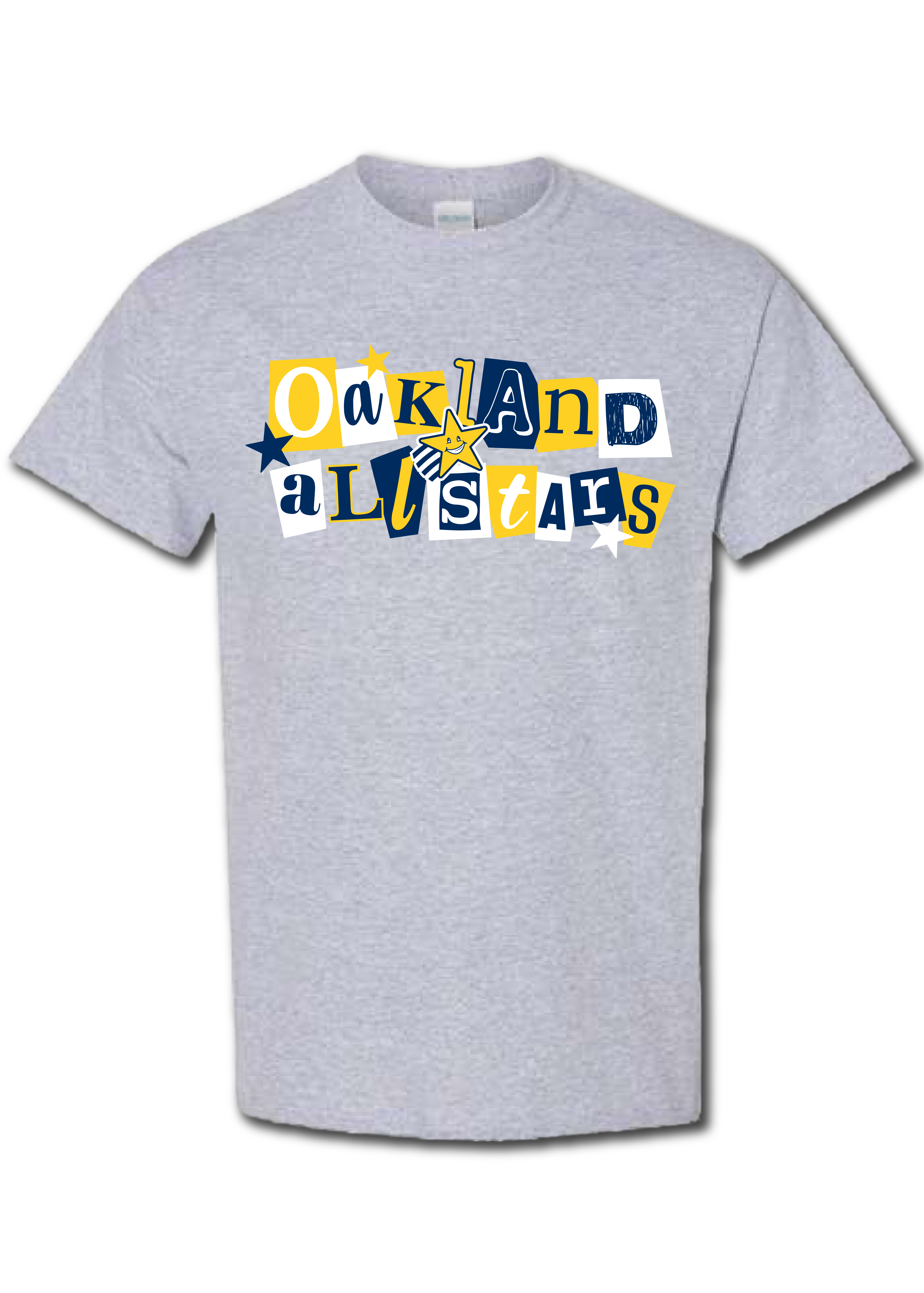 ADULT Mascot Ransom Letters Graphic Tee