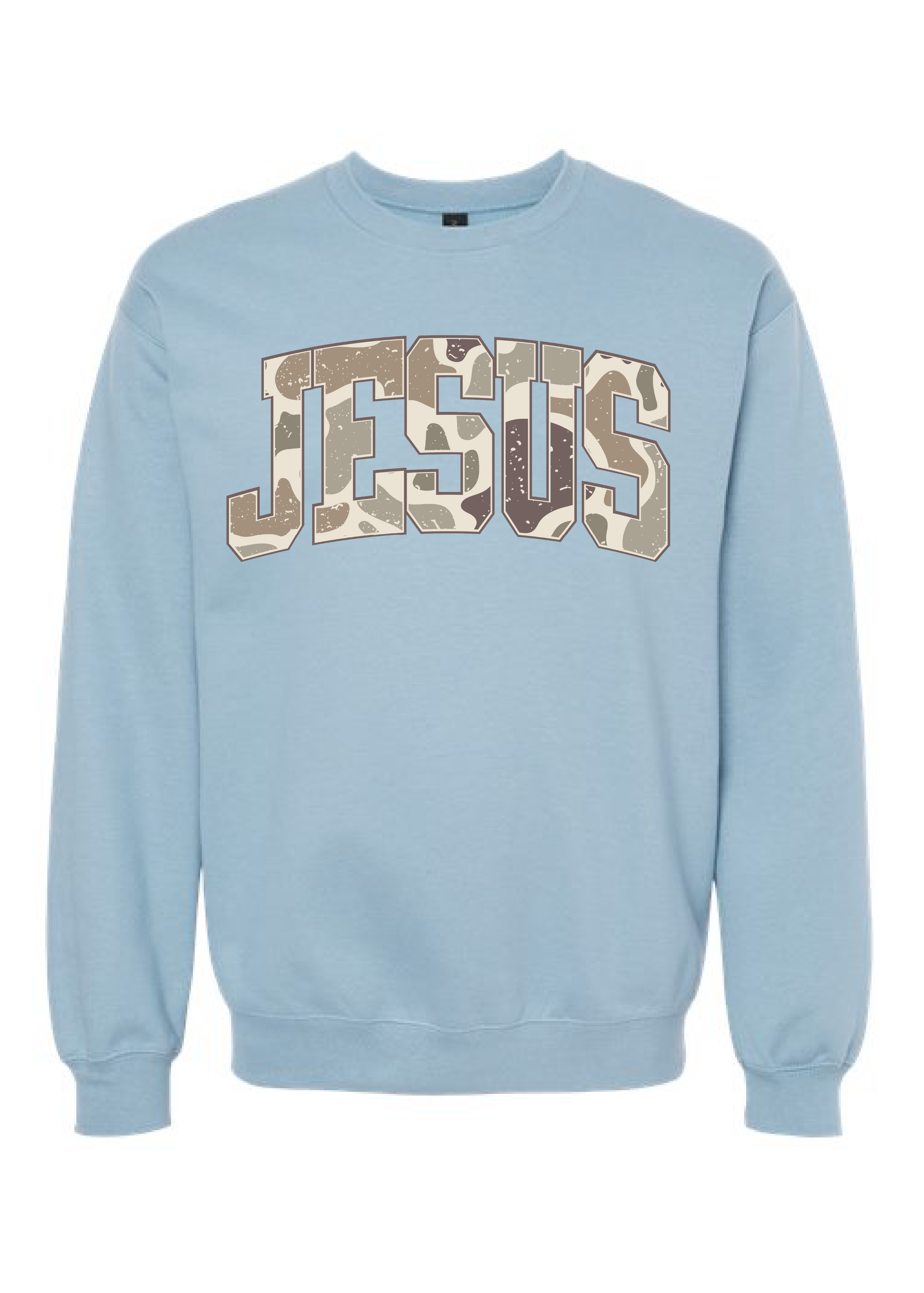 **CUSTOM** Camo SZN Gildan SOFTSTYLE Crewneck Sweatshirt